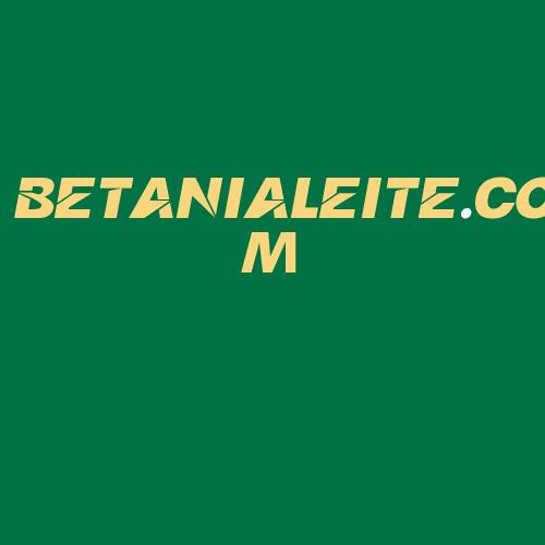 Logo da BETANIALEITE